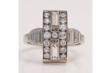 Diamond Up-the-Finger Ring