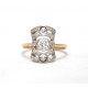Diamond Art Deco Cluster Ring