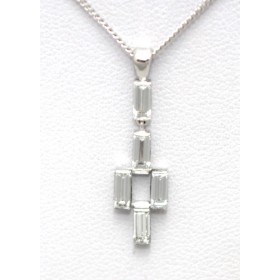 Baguette Diamond Pendant