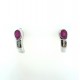 Ruby and diamond Earrings 9ct gold