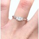 Diamond three stone ring