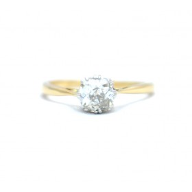 Old Mine cut Solitaire ring
