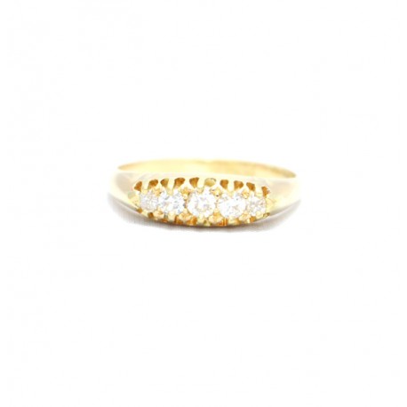Edwardian Five stone diamond ring