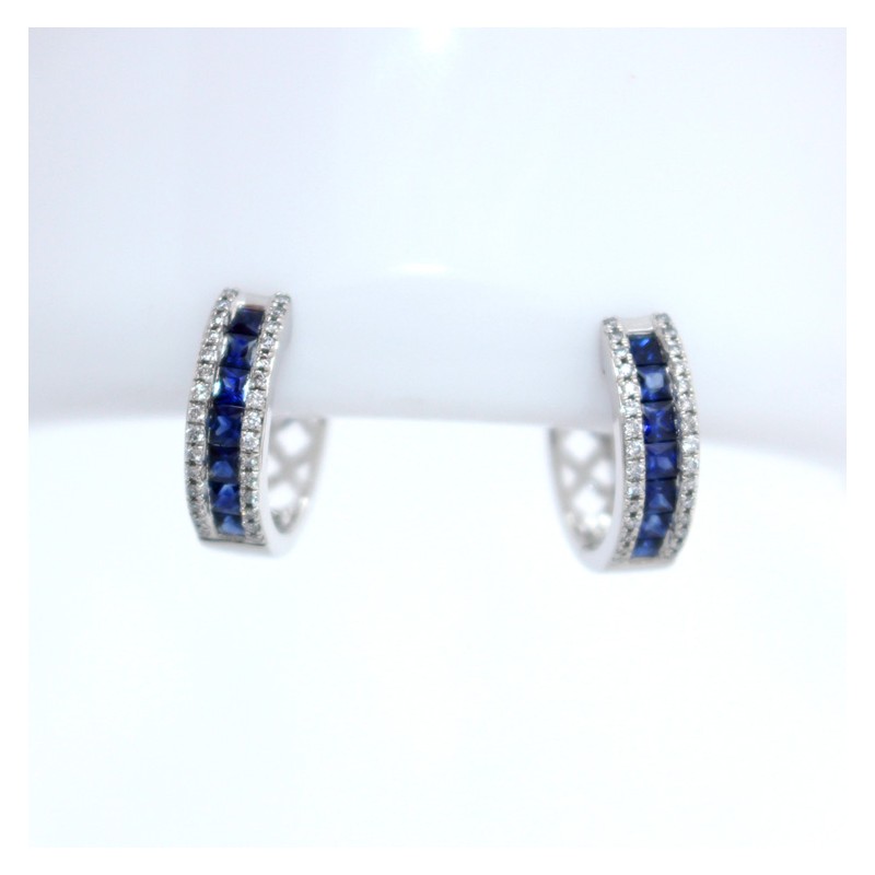 025 Carat Round Cut Real Diamond Womens Hoop Earrings Solid 14K Whit   The Luxurio