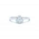 Daisy shape diamond cluster ring