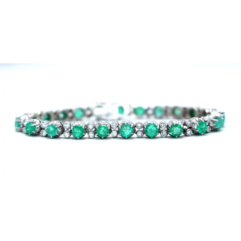 Flinder Nouveau Emerald Bracelet — Palenque Jewellery