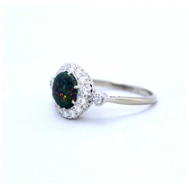 Vintage Opal Ring 18ct Yellow Gold – Size L (US 5.75) | KEO Jewellers