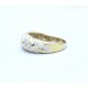 Chunky gold and diamond ring