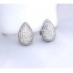 Diamond pavé set earrings