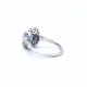 Art Deco Style sapphire and diamond ring