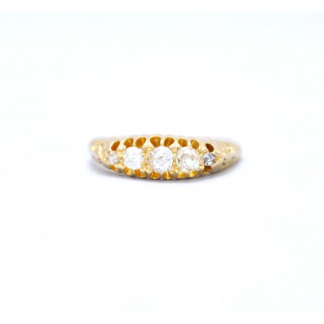 Antique Five stone diamond ring