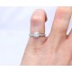 Diamond halo ring