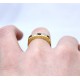 Garnet and diamond ring