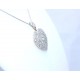 Diamond set heart pendant