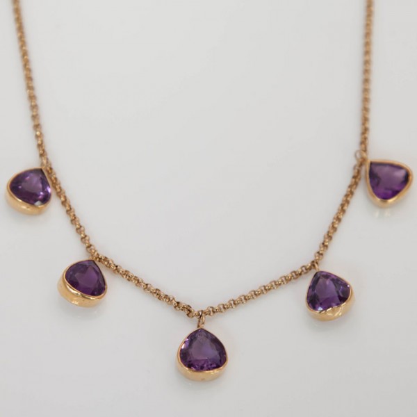 Amethyst Necklace - Russell Lane