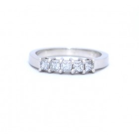 Five stone diamond ring