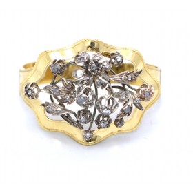 Antique French 'Flower' Bangle