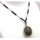 True Victorian enamel and pearl pendant locket