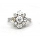 Old cut Diamond Cluster ring