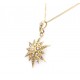 Edwardian seed pearl star pendant