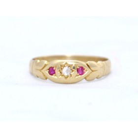 Victorian Ruby and diamond ring