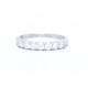 Platinum half eternity ring