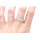 Platinum half eternity ring