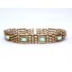 Opal set gold bracelet