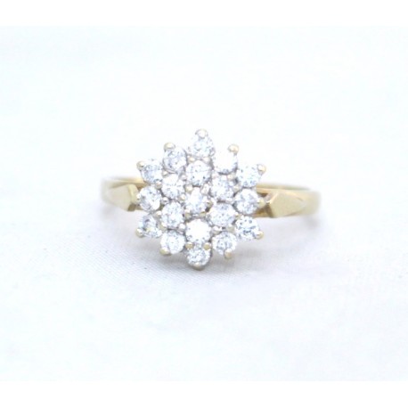 Diamond cluster ring