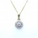 Diamond cluster pendant