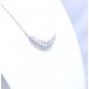 Leaf Shape Diamond Pendant