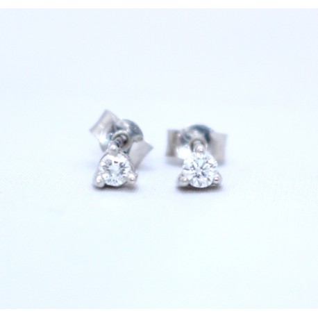 Diamond stud earrings