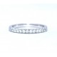 Half eternity diamond ring