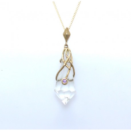 Crystal glass pendant