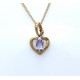 Tanzanite and diamond pendant