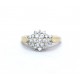 Diamond cluster ring