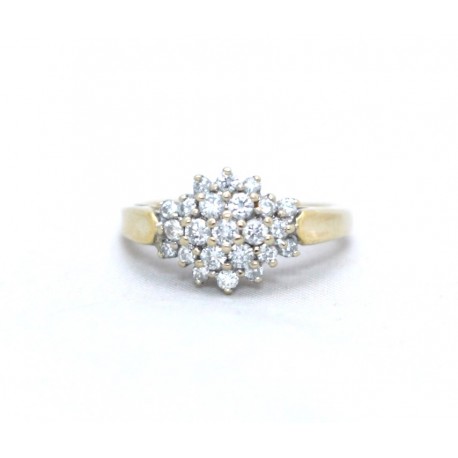 Diamond cluster ring