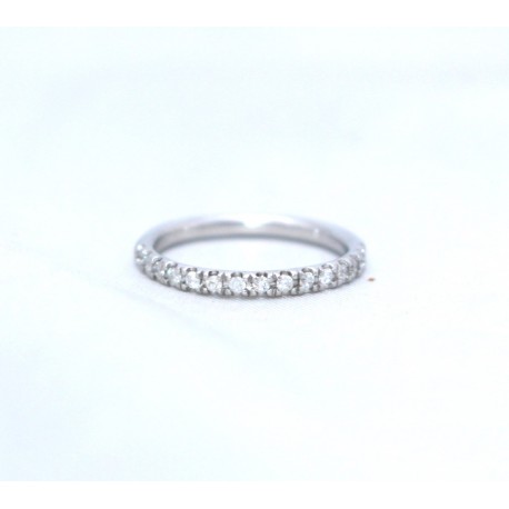 Diamond half eternity ring