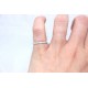 Diamond half eternity ring