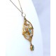 Edwardian Topaz set pendant