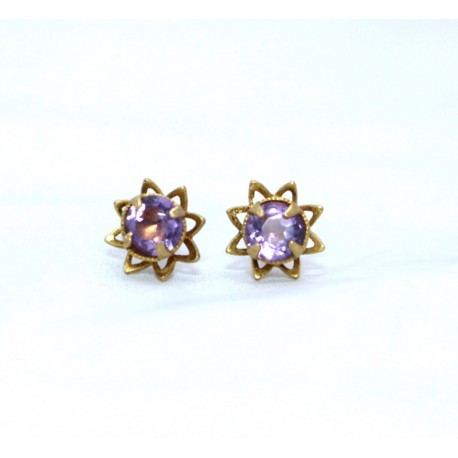 Amethyst earrings