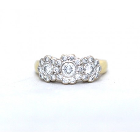 Diamond cluster ring