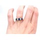 Sapphire and diamond ring