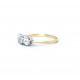 Diamond three stone ring