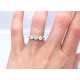 Diamond three stone ring