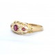 Ruby and diamond Edwardian ring