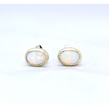 Opal earrings