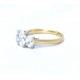 GIA certified Three stone diamond ring