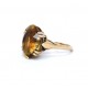 Citrine ring set in 18ct yellow gold