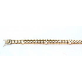 Three line diamond bracelet